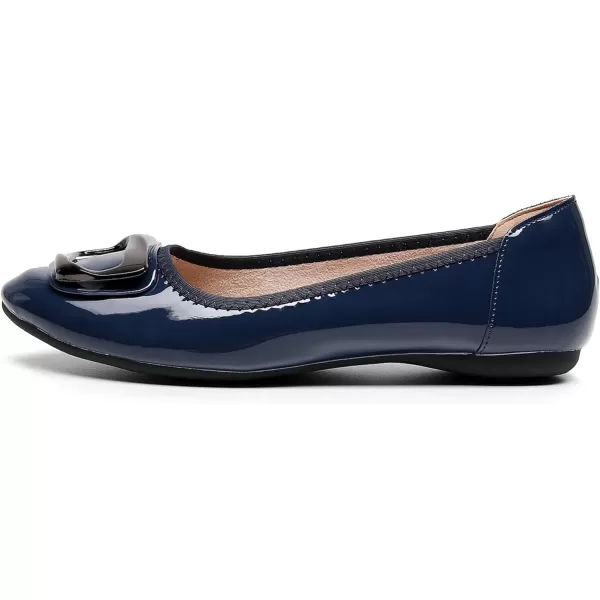 VenusCelia Women's Buckle Dance Flats Shoe