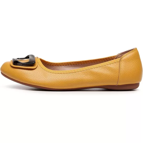VenusCelia Women's Buckle Dance Flats Shoe