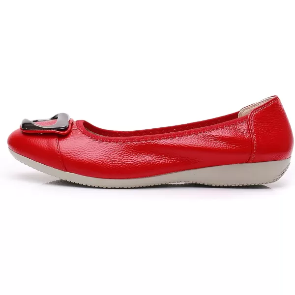 VenusCelia Women's Buckle Dance Flats Shoe