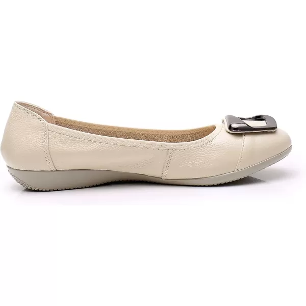 VenusCelia Women's Buckle Dance Flats Shoe