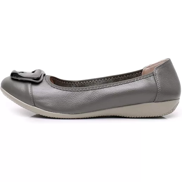 VenusCelia Women's Buckle Dance Flats Shoe