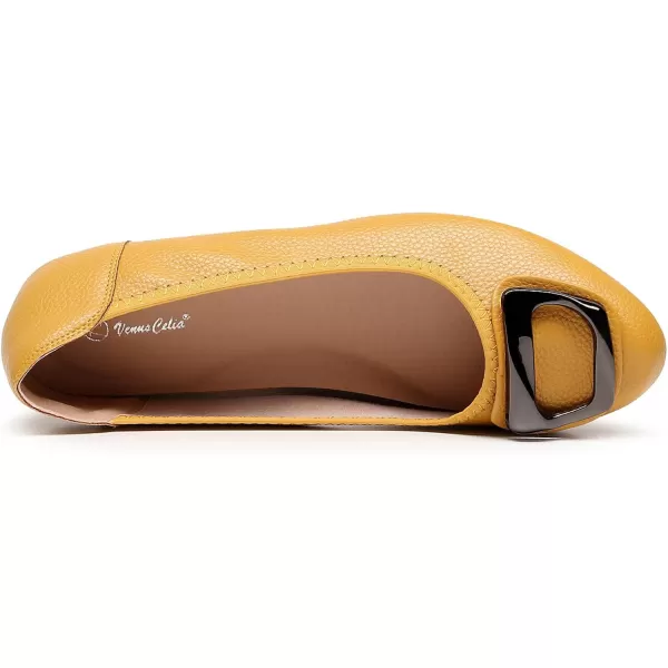 VenusCelia Women's Buckle Dance Flats Shoe