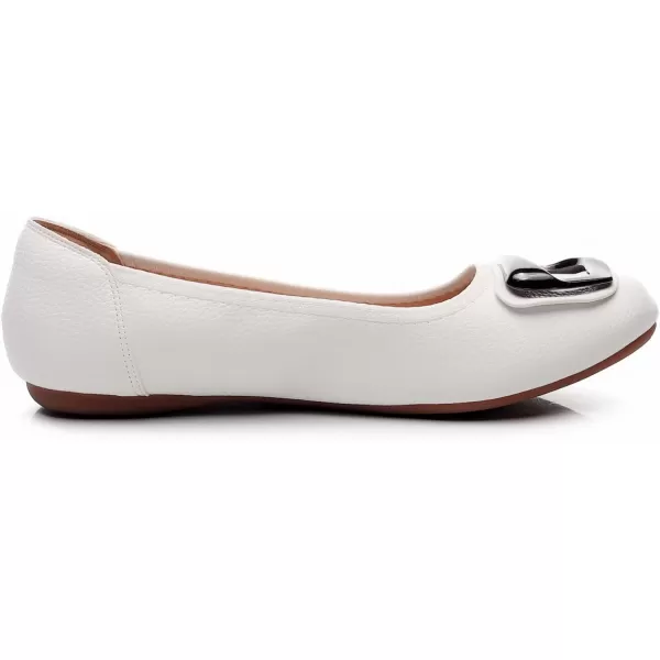 VenusCelia Women's Buckle Dance Flats Shoe