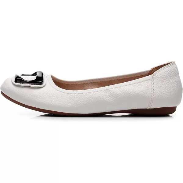 VenusCelia Women's Buckle Dance Flats Shoe