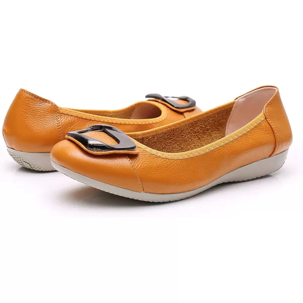 VenusCelia Women's Buckle Dance Flats Shoe