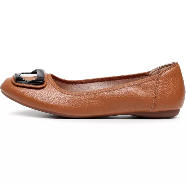 VenusCelia Women's Buckle Dance Flats Shoe