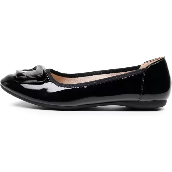 VenusCelia Women's Buckle Dance Flats Shoe