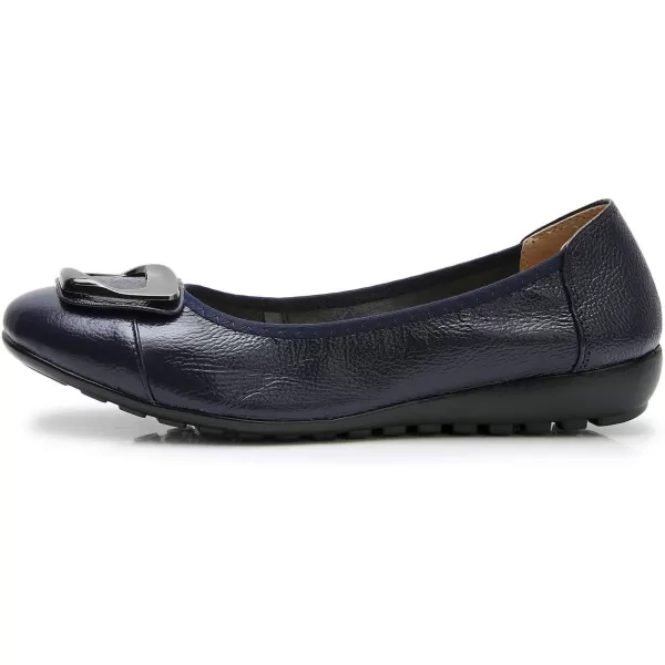 VenusCelia Women's Buckle Dance Flats Shoe