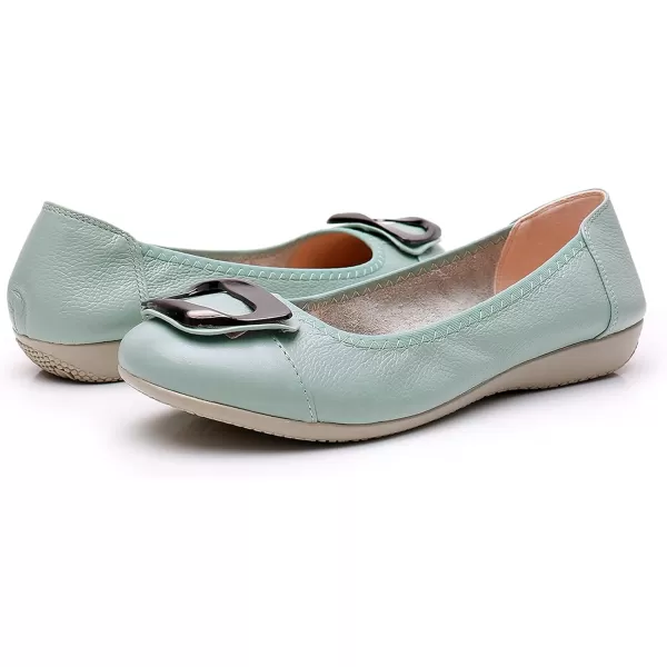 VenusCelia Women's Buckle Dance Flats Shoe