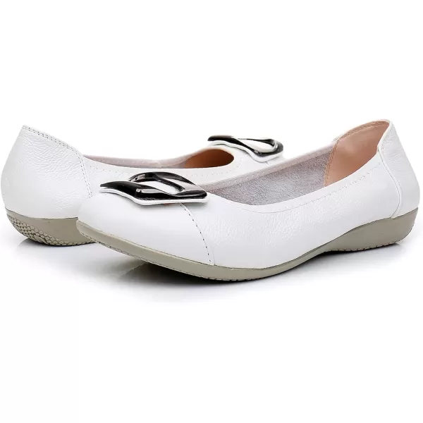 VenusCelia Women's Buckle Dance Flats Shoe