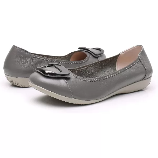 VenusCelia Women's Buckle Dance Flats Shoe