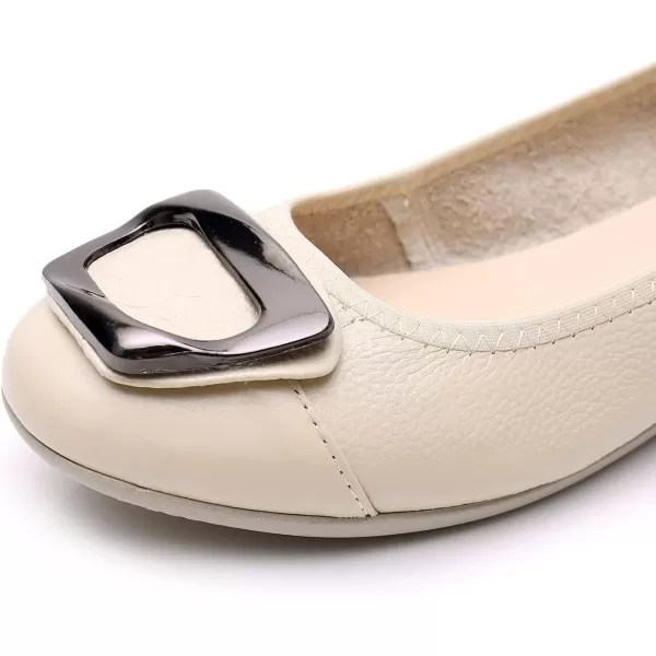 VenusCelia Women's Buckle Dance Flats Shoe