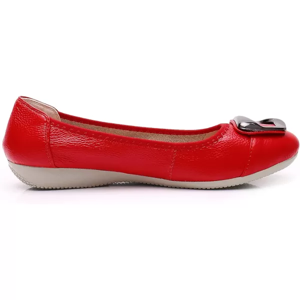 VenusCelia Women's Buckle Dance Flats Shoe