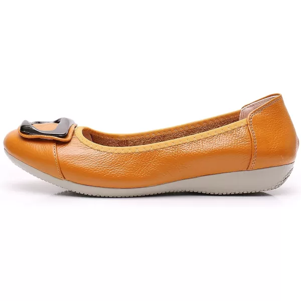 VenusCelia Women's Buckle Dance Flats Shoe