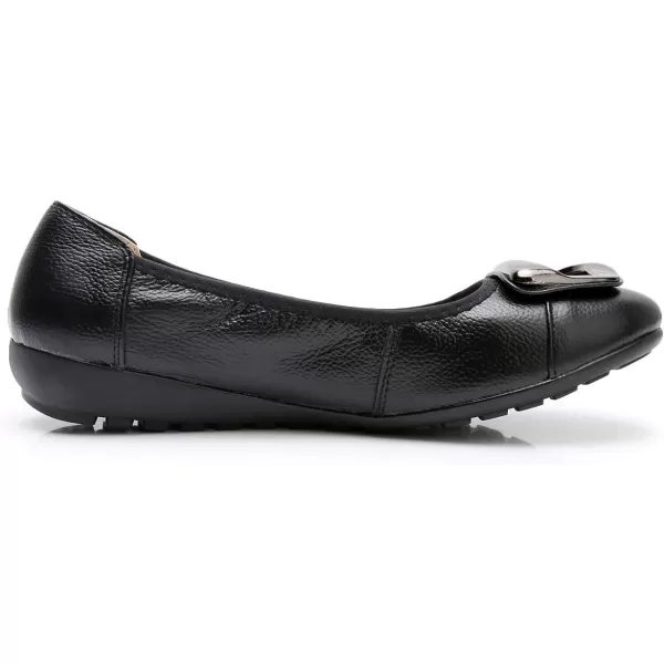 VenusCelia Women's Buckle Dance Flats Shoe