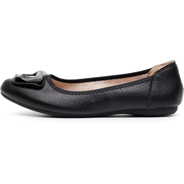 VenusCelia Women's Buckle Dance Flats Shoe