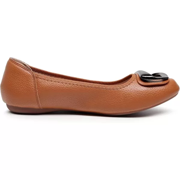 VenusCelia Women's Buckle Dance Flats Shoe