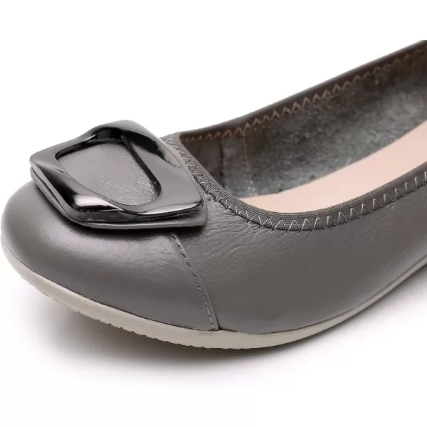 VenusCelia Women's Buckle Dance Flats Shoe