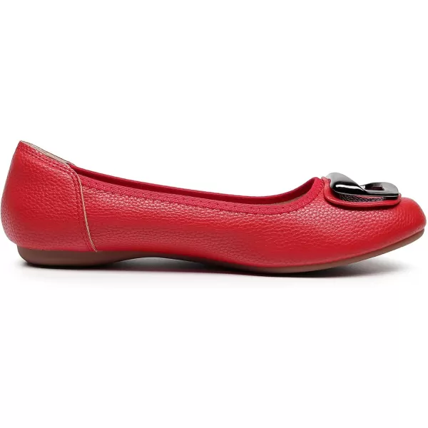 VenusCelia Women's Buckle Dance Flats Shoe