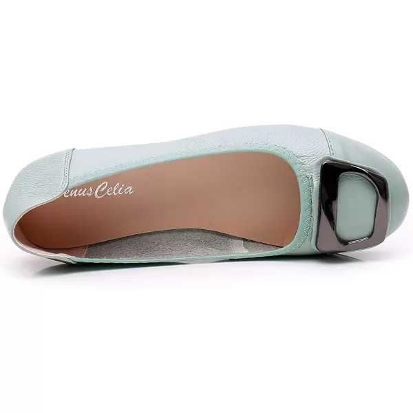 VenusCelia Women's Buckle Dance Flats Shoe