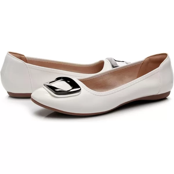 VenusCelia Women's Buckle Dance Flats Shoe
