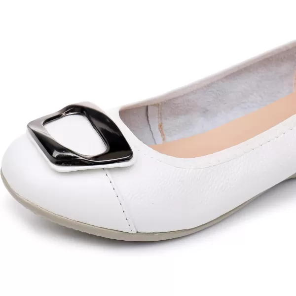 VenusCelia Women's Buckle Dance Flats Shoe