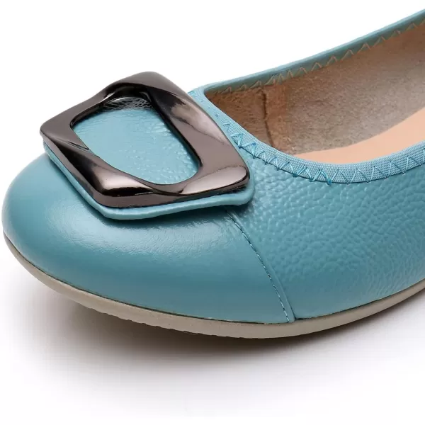 VenusCelia Women's Buckle Dance Flats Shoe
