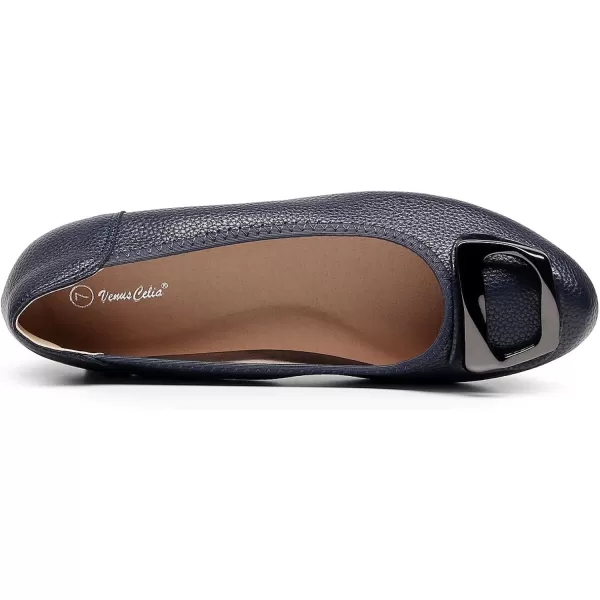 VenusCelia Women's Buckle Dance Flats Shoe
