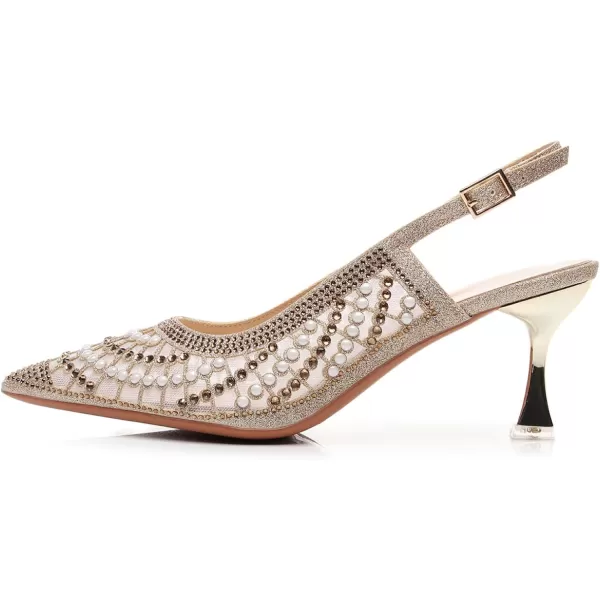 VenusCelia Women's Charming Lady Slingback Pump Shoe