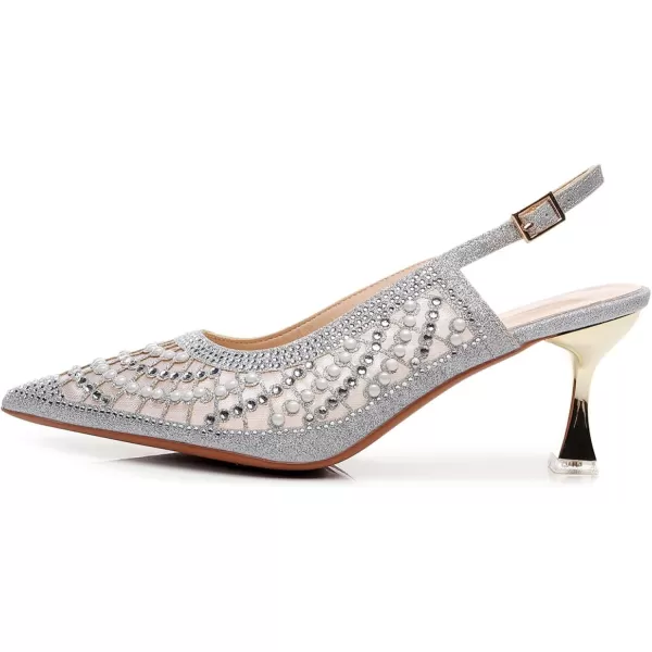 VenusCelia Women's Charming Lady Slingback Pump Shoe
