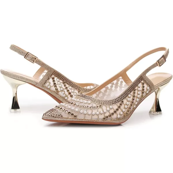 VenusCelia Women's Charming Lady Slingback Pump Shoe
