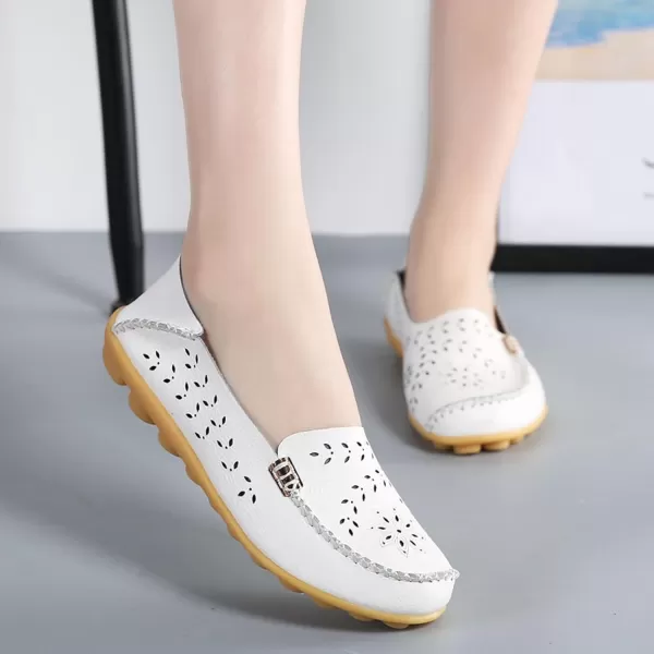 VenusCelia Women's Comfort Walking Boat Shoe)