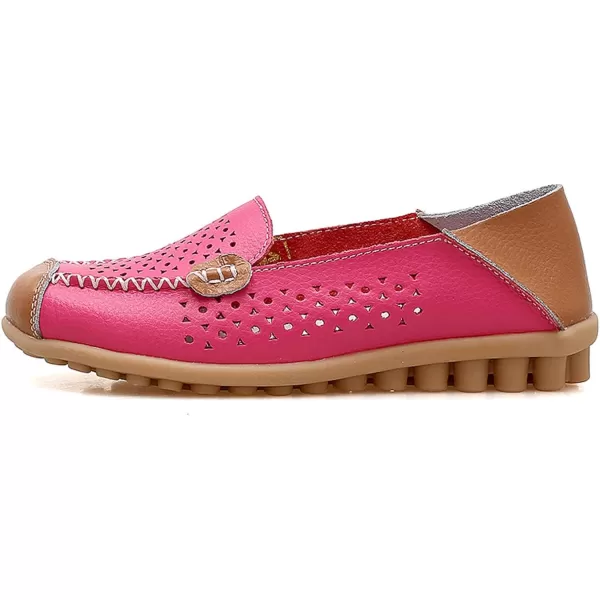 VenusCelia Women's Comfort Walking Boat Shoe)