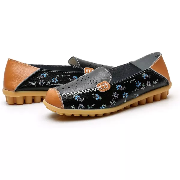 VenusCelia Women's Comfort Walking Boat Shoe)
