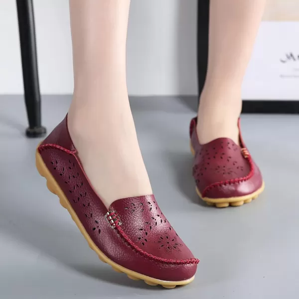 VenusCelia Women's Comfort Walking Boat Shoe)