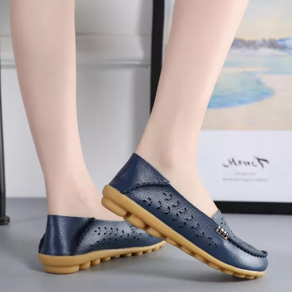 VenusCelia Women's Comfort Walking Boat Shoe)