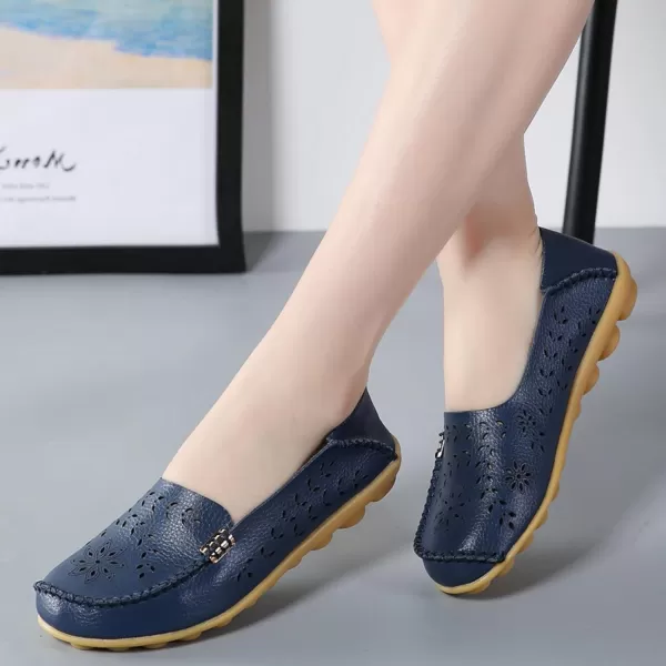 VenusCelia Women's Comfort Walking Boat Shoe)