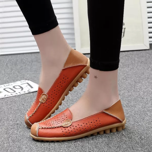 VenusCelia Women's Comfort Walking Boat Shoe)