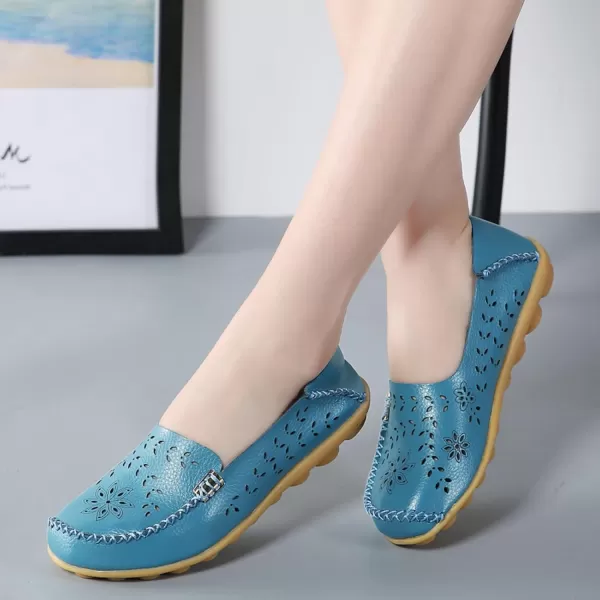 VenusCelia Women's Comfort Walking Boat Shoe)