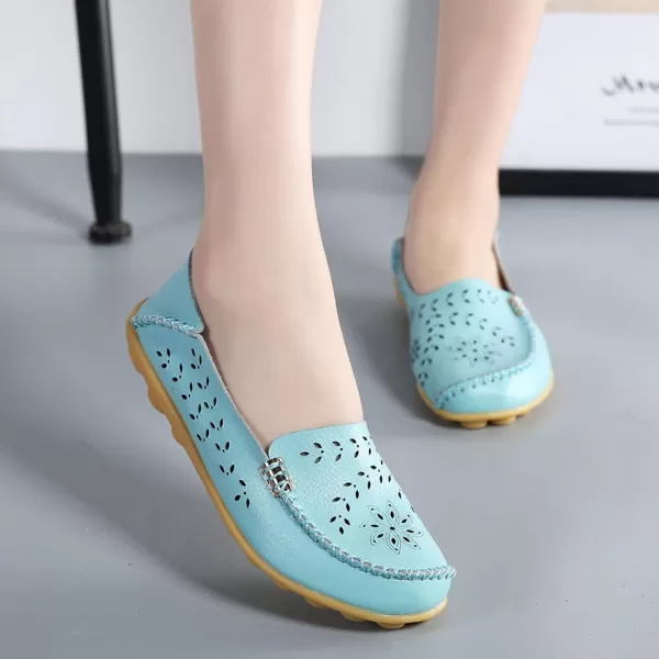 VenusCelia Women's Comfort Walking Boat Shoe)