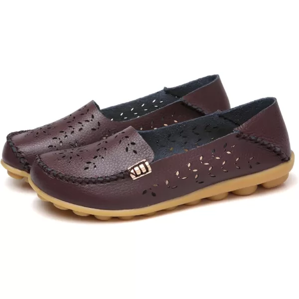 VenusCelia Women's Comfort Walking Boat Shoe)