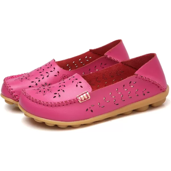 VenusCelia Women's Comfort Walking Boat Shoe)