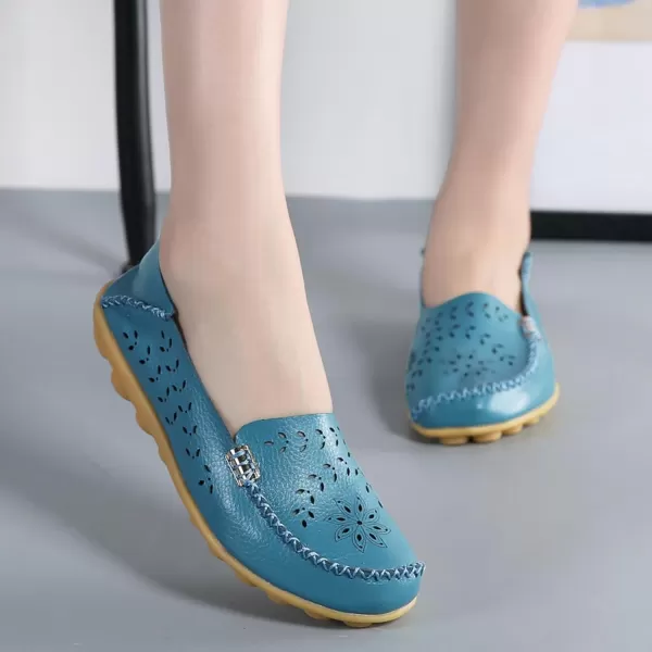 VenusCelia Women's Comfort Walking Boat Shoe)