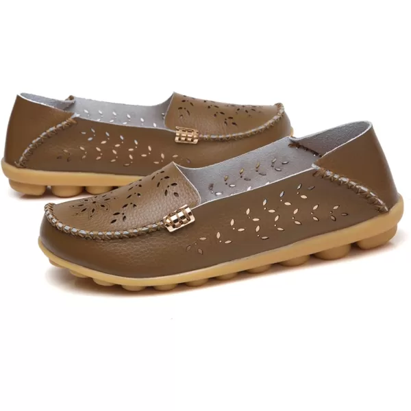 VenusCelia Women's Comfort Walking Boat Shoe)