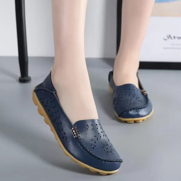 VenusCelia Women's Comfort Walking Boat Shoe)
