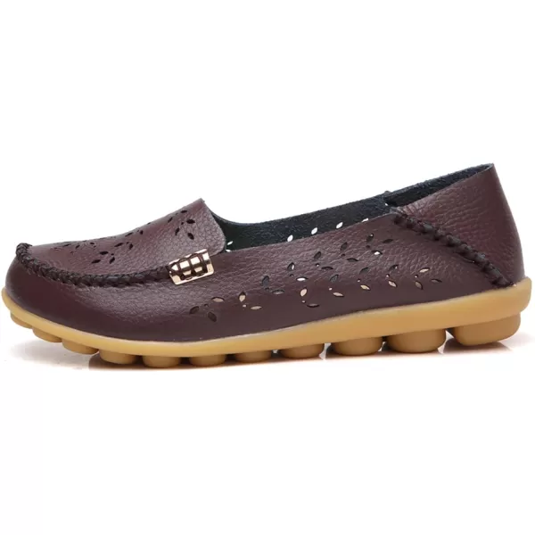 VenusCelia Women's Comfort Walking Boat Shoe)