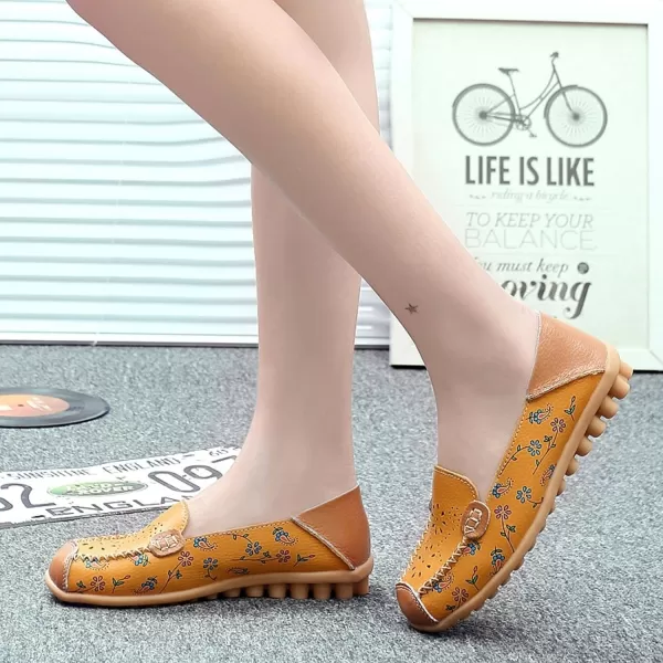 VenusCelia Women's Comfort Walking Boat Shoe)