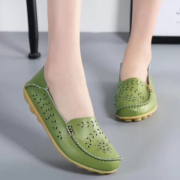 VenusCelia Women's Comfort Walking Boat Shoe)