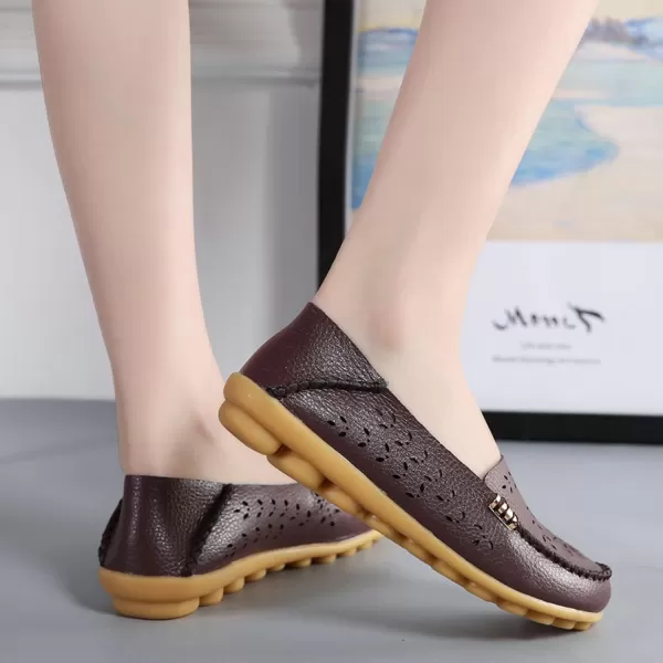 VenusCelia Women's Comfort Walking Boat Shoe)