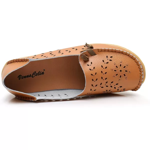 VenusCelia Women's Comfort Walking Cute Flat Loafer)
